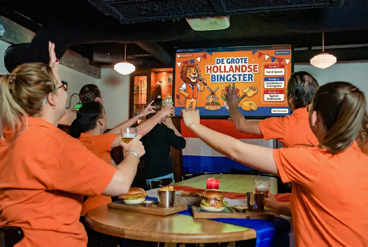 Hollandse koningsdag bingster